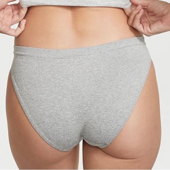 Victoria S Secret Intimates Sleepwear Bnwt Victorias Secret Seamless Bikini Panty Gray